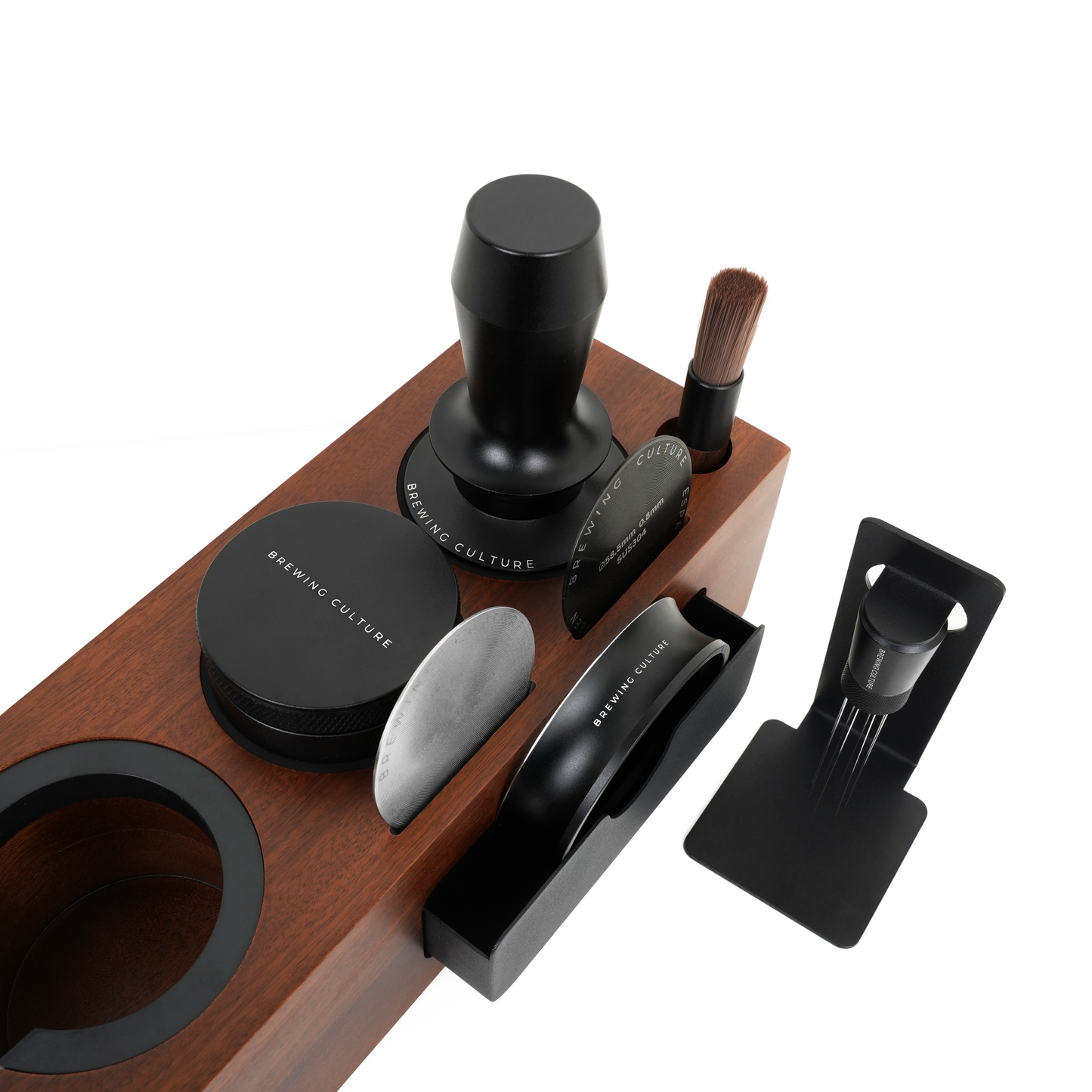 BC Mahogany Tamping Station Set W1