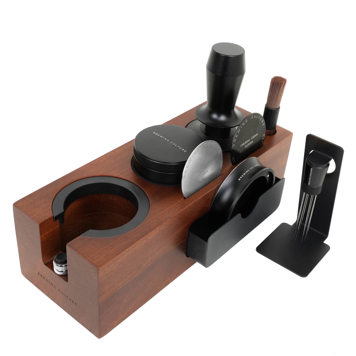 BC Mahogany Tamping Station Set W1