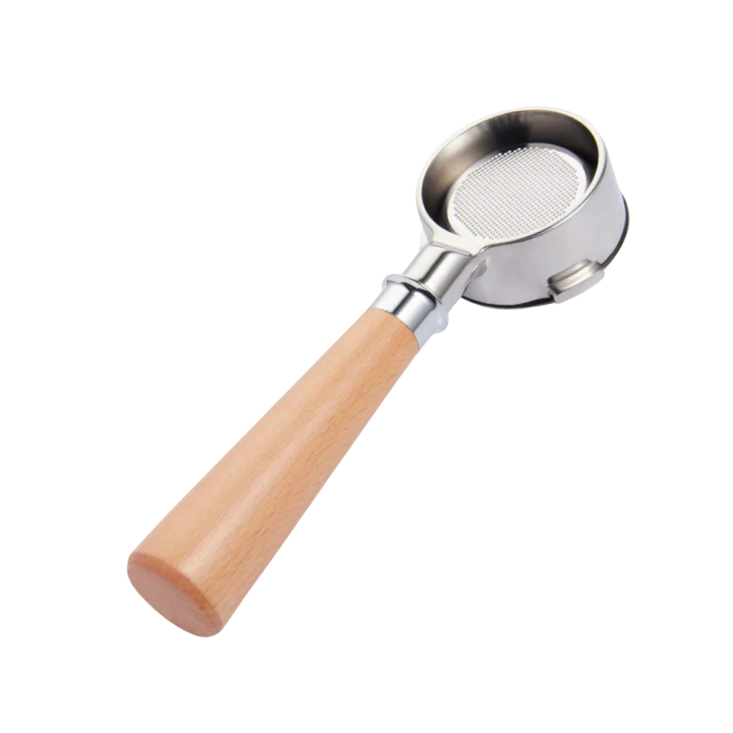 BC Breville 58mm Dual Boiler/Oracle Bottomless Portafilter - Beechwood