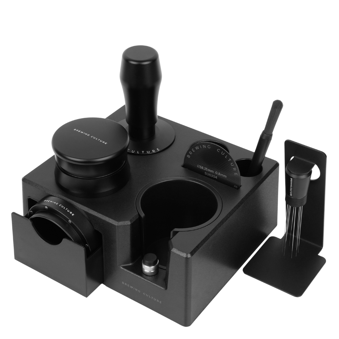 BC Coffee Tamping Station V3 Black Set
