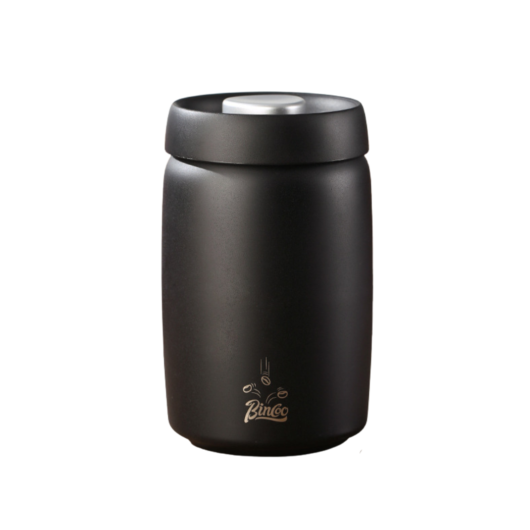 Bincoo Vacuum Sealed Coffee Canister Black