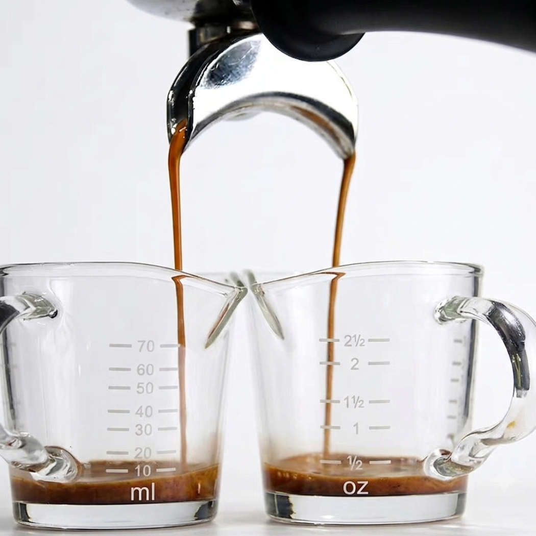 BC Espresso Glass Double-Spouted
