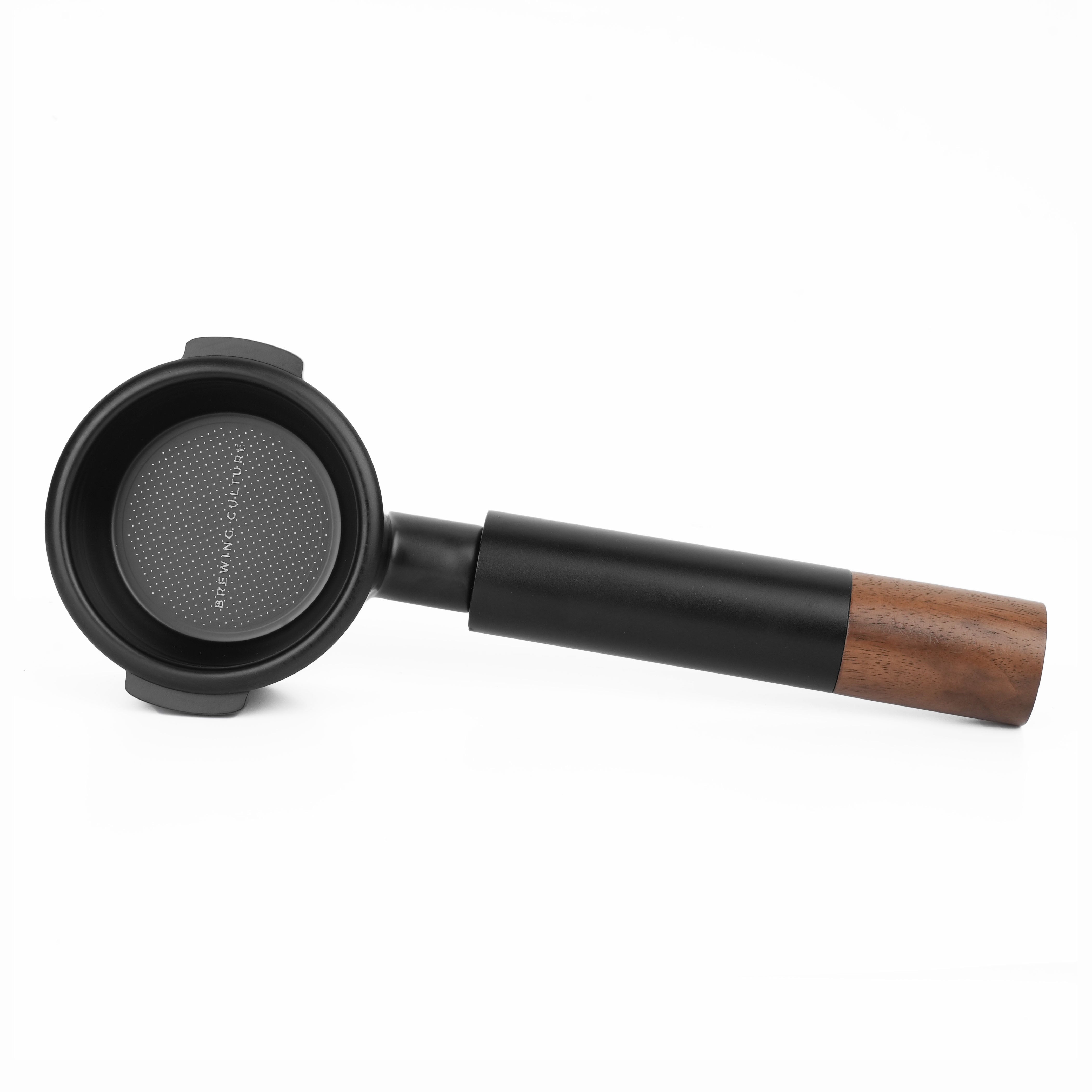 BC Breville 58mm Bottomless Portafilter Black/Walnut - Limited Edition