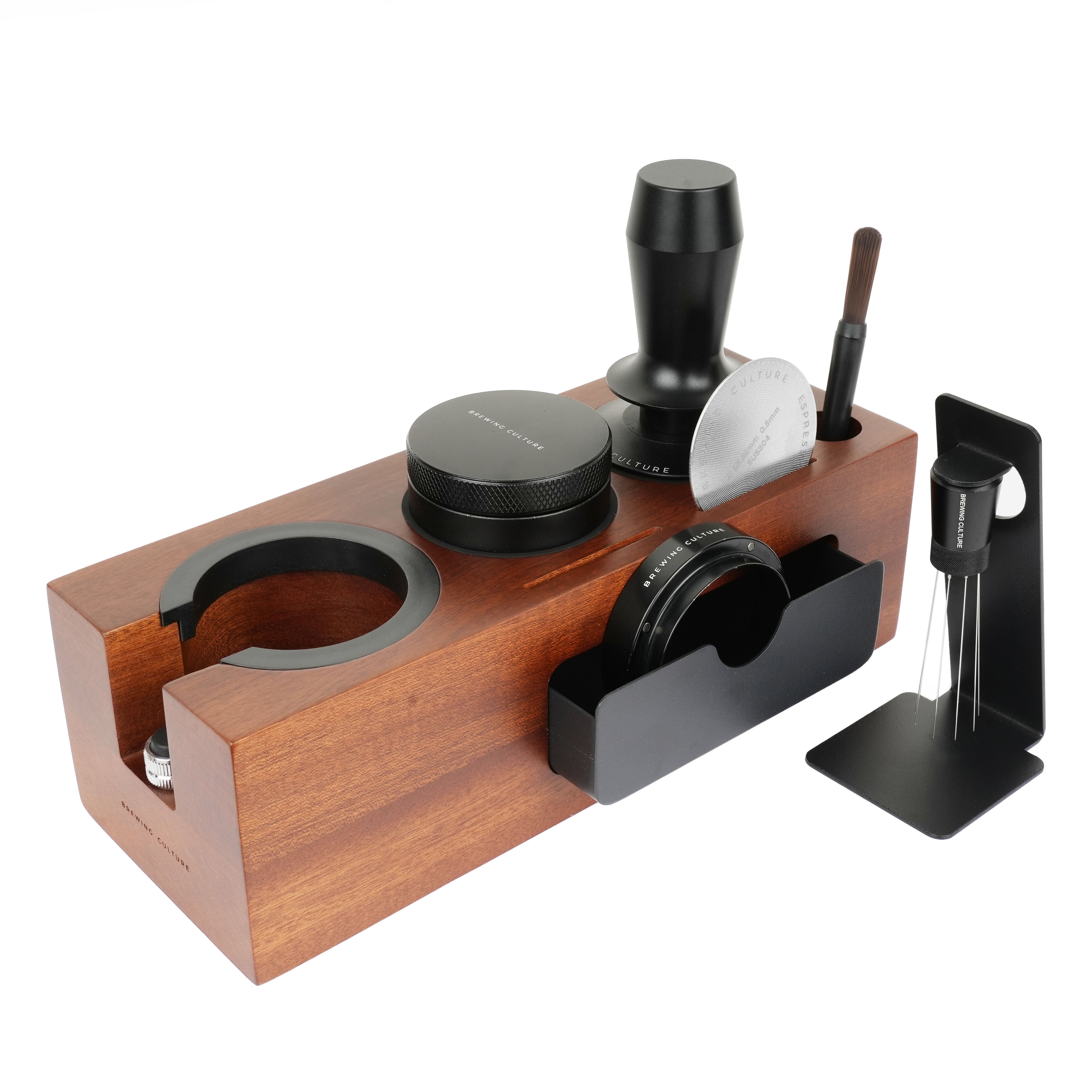 BC Mahogany Tamping Station Set W1