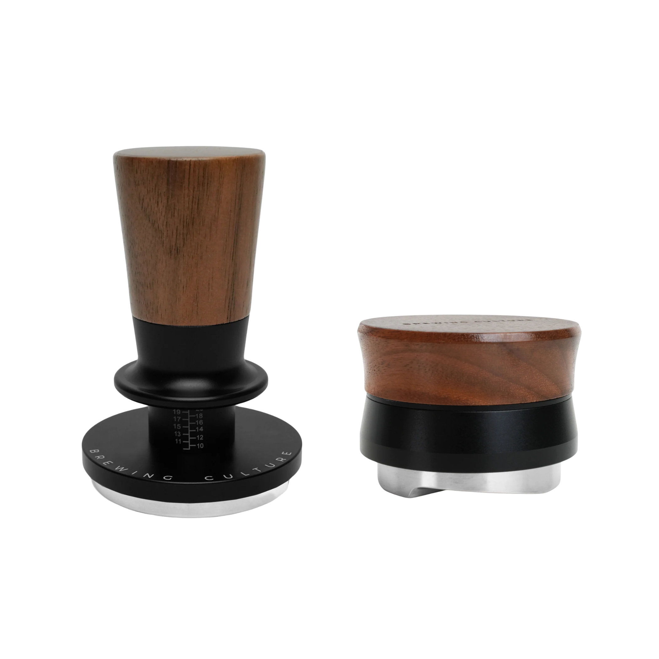 BC Auto-Levelling Tamper & Gravity Distributor Bundle – Walnut